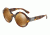 Dolce&amp;Gabbana DG4331 Progressive Prescription Sunglasses DG4331-31706H-53 - Lens Diameter 53 mm, Frame Color Havana Pearl Gold