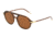 Dolce&amp;Gabbana DG4343 Progressive Prescription Sunglasses, 54mm, Top Havana On Transp Brown, DG4343-318573-54-PRO