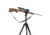 Double Tap Industries Stronghold Lite Aluminum Tripod w/Adjustable Height + Saddle Clamp, Black, 36mm, TRI-A-001A