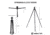 Double Tap Industries Stronghold Lite Aluminum Tripod w/Fixed Saddle Clamp, Black, 36mm, TRI-A-001F