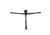 Double Tap Industries Stronghold Lite Aluminum Tripod w/Fixed Saddle Clamp, Black, 36mm, TRI-A-001F
