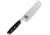 Dragon by Apogee Nakiri Knife, 12 1/2in, Satin, CTS-BD1 SS blade Kitchen Knives, 12.5in Overall, 7.25in Satin Cts-Bd1 SS Blade, SS Bolster, Fda Approved Red Resin And Linen Canvas Micarta Handle, DRGF-NAKI-0700