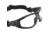 Duck Commander Sunglasses Closed Frame Black Clear Ballistic Lens, Black/Clear 65026