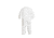 DuPont IC181S Tyvek IsoClean Coverall w/Elastic Wrists and Ankles, White, Large, Case of 25, IC181SWHLG00