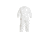 DuPont IC181S Tyvek IsoClean Coverall w/Elastic Wrists and Ankles, White, Large, Case of 25, IC181SWHLG00