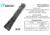 EAGTAC G3V XHP70.2 Flashlight, 21700 5000mAh li-ion, NW LED, 2990 Lumen, Black, G3V-XHP702-NW