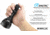 EAGTAC M30LC2-C Flashlight Kit, 3 Nichia 219B CRI-92 LED, 1000lm, Black, M30LC2C-3*219B-KIT-NW