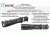 Eagtac USB Rechargeable T25LR XHP35 HD 2000 Lumen Tactical Flashlight KIT, Black, Medium, 2917