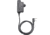 Earmor Tactical PTT Kenwood 2pin Radio Application, Black, M51-KEN