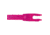 Easton 4mm G Nocks Groove, Pink, Large, 731461