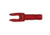Easton 5mm MicroLite Nocks, Red, 12 pk, 1006167