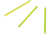 Ed Brown Products Fiber Optic Replacement Rod, 1.25in, 3 Pieces, Green, 1620-ROD-GREEN