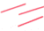 Ed Brown Products Fiber Optic Replacement Rod, 1.25in, 3 Pieces, Red, 1620-ROD-RED