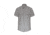 Elbeco TexTrop2 Zippered Short Sleeve Polyester Shirt - Mens, 17.5 in, Gray, Z3311N-17.5