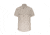 Elbeco TexTrop2 Zippered Short Sleeve Polyester Shirt - Mens, 18.5 in, Silver Tan, Z3312N-18.5