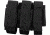 Elite Survival Systems MOLLE Triple Grenade Pouch, Black ME183-B
