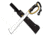 Elk Ridge Guthook Machete,13.5in,Stainless Blade,Yellow Composition D-Ring Hand Guard ER281