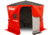 Eskimo 3HD, Pop-Up Portable Shelter, No-Trip Door, Red/Black, 3-Person, 46075