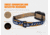 Fenix HL32R Rechargeable Headlamp w/ Battery, 600 Lumens, Gray HL32XPGY