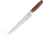 Ferrum Reserve Carver Kitchen Knives, 13.5in Overall, 9in Satin High Carbon SS Blade, Reclaimed Hardwood Handle, SS Bolster, RSRV-CARV-0900