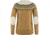 Fjallraven Ovik Rib Sweater - Womens, Buckwheat Brown-Chalk White, Medium, F89941-232-113FR-M