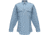 Flying Cross Deluxe Tropical Long Sleeve Shirt w/ Pleated Pockets - Men's, Medium Blue, 16.5in Neck, 34/35in Sleeve, 45W66251653435