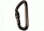 Fusion Tacoma Screw Lock Caribiner, Black, FP-9005-SG-BLK