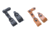 Galco VHS Tie Down Set, Leather, Black, Tan