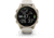 Garmin fenix 8 AMOLED 43mm GPS Watch, Sapphire, Soft Gold with Fog Gray/Dark Sandstone Silicone Band, 010-02903-10