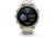 Garmin fenix 8 AMOLED 43mm GPS Watch, Sapphire, Soft Gold with Fog Gray/Dark Sandstone Silicone Band, 010-02903-10