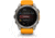 Garmin fenix 8 AMOLED 51mm GPS Watch, Sapphire, Titanium with Spark Orange/Graphite Silicone Band, 010-02905-10