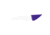 Gateway Mako Feathers, 3.125in, lW, 50 Pack, White/Purple, 318LISWP-50