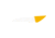 Gateway Mako Feathers, 3.125in, lW, 50 Pack, White/Yellow, 318LISWY-50