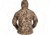 Gator Waders Waterproof 1/2 Zip Bog Hoodie - Mens, 7 Brown, Large, BOG51ML