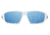 Gatorz Warhawk Sunglasses, Frost, Matte Black Logo, Digitally Optimized Polarized Opz Blue Mirror, Frost, One Size, 841235127373
