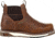 Georgia Boot AMP LT Wedge Steel Toe Waterproof Chelsea Work Boot - Mens, Medium, Brown, 10, GB00353-100M