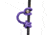 Gibbs Super Flex D-Loop, 1.8 mm, 25 ft., Purple 85889