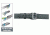 Gould &amp; Goodrich E-Z Slide Duty Belt, 4 Row Stitched, 36, Nickel, Hi-Gloss, H49-36C4R