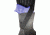 Gould &amp; Goodrich Neoprene Ankle Holster, Medium Auto Pistols, Right Hand, Black, B516-2