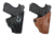 Gould &amp; Goodrich Tension Belt Slide Holster, Black, Chestnut Brown