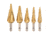 Grizzly Industrial 5 Pc. Step Drill Bit Set T28068