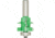 Grizzly Industrial Carbide Tipped Roman Ogee Stile &amp; Rail Set, 1/2in. Shank C1395