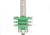 Grizzly Industrial Finger Joint Bit w/ Guide Bearing, 1/2in. Shank C1367