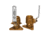 GROCO Bronze Tri-Flanged Ball Valve/Seacock 1-1/2" 74388