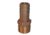 GROCO NPT x 1/2" or 5/8" ID Bronze Pipe to Hose Straight Fitting 1/2" 74254