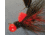 Hawken Outdoors Aerojig Marabou Jig 1/8 oz, Number 1 Hook, Red &amp; Black, AJM18107