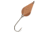 Hawken Outdoors Hawken Baby Simon Wobbler Spoon, 1in x 1/2in #2 Hook, Copper, BSW-03