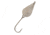 Hawken Outdoors Hawken Baby Simon Wobbler Spoon, 1in x 1/2in #2 Hook, Nickel, BSW-02