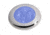 Hella Marine Slim Line 12V LED Enhanced Brightness Round Courtesy Lamp, Stainless Steel Bezel, Blue, 980502221