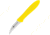 HENCKELS ZWILLING Twin Master Bird's Beak Peeler Knife, 6.63in Overall, 2.25in Satin Finish Stainless Blade, Yellow Plastic Handle, Bulk Packed, 32100-060